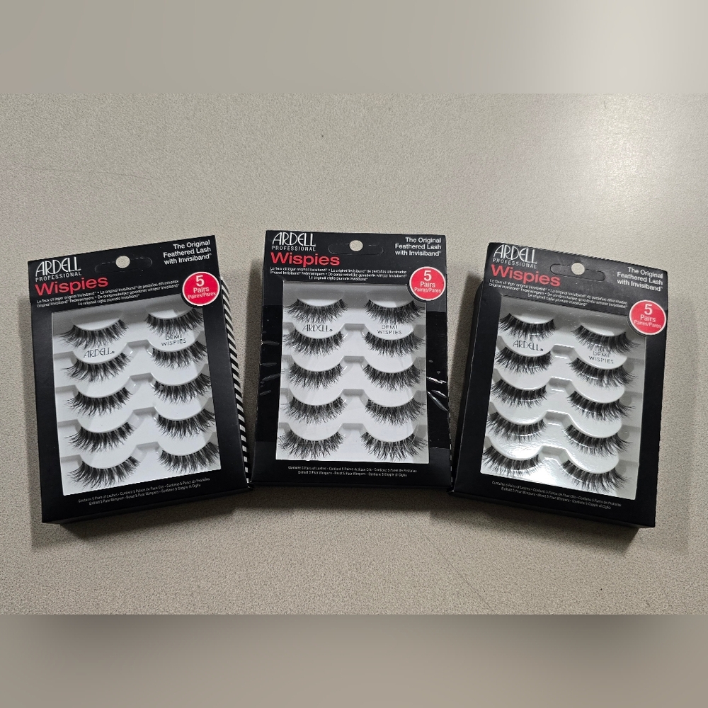 Ardell Professional False Eyelashes - Wispies (Lot of 3 Boxes)